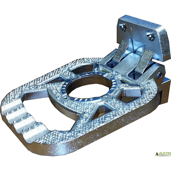 Folding Step, Large, Chrome Plated